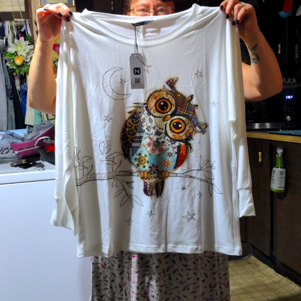 Long sleeve owl shirt